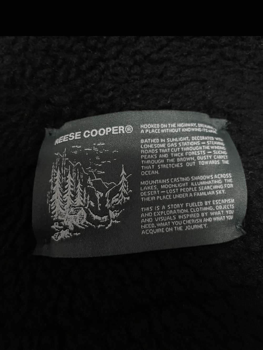 Reese Cooper Black Sherpa Zip-Up Sweater - image 3