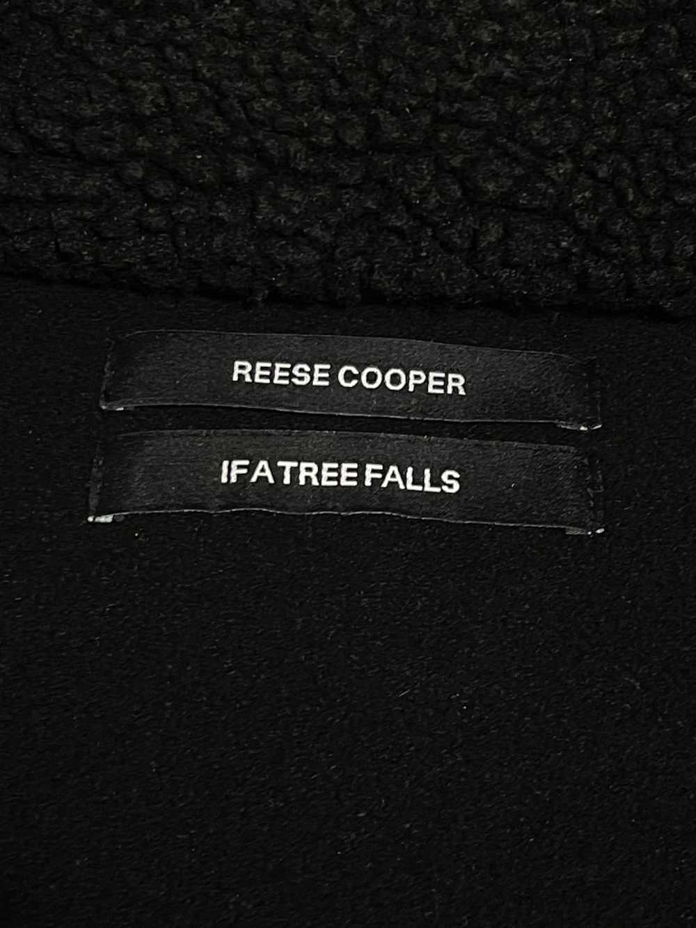 Reese Cooper Black Sherpa Zip-Up Sweater - image 5