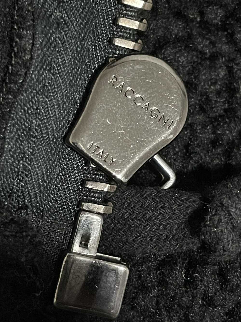 Reese Cooper Black Sherpa Zip-Up Sweater - image 7