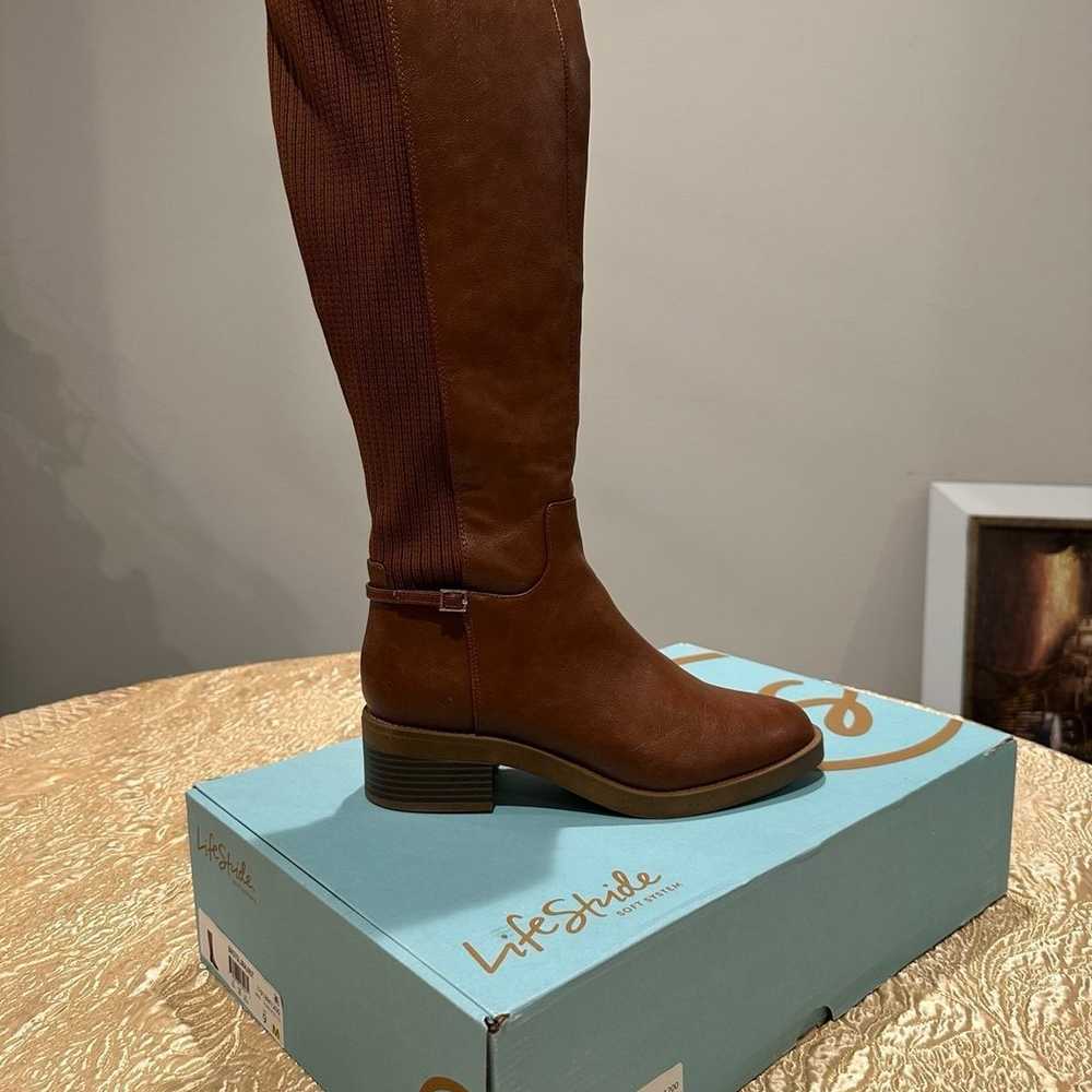 Life Stride Soft System Bristol Walnut Zip Boots … - image 3