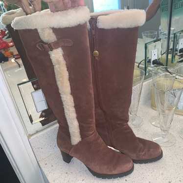 NWOT Lauren Ralph Lauren Rosella Suede tall boot S