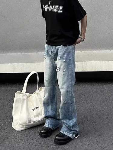 Japanese Brand × Jean × Streetwear Street washed … - image 1