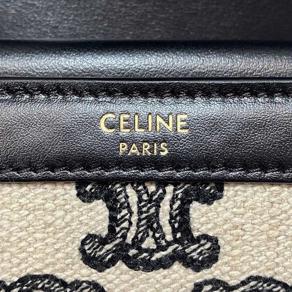 Celine Celine Celine Triomphe Small Flap Wallet C… - image 4