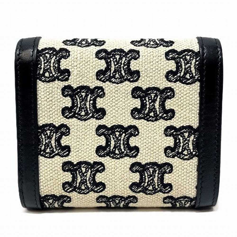 Celine Celine Celine Triomphe Small Flap Wallet C… - image 9