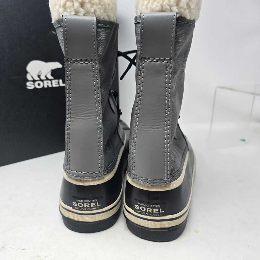 Sorel Womens 10 Winter Carnival Quarry Gray Water… - image 4