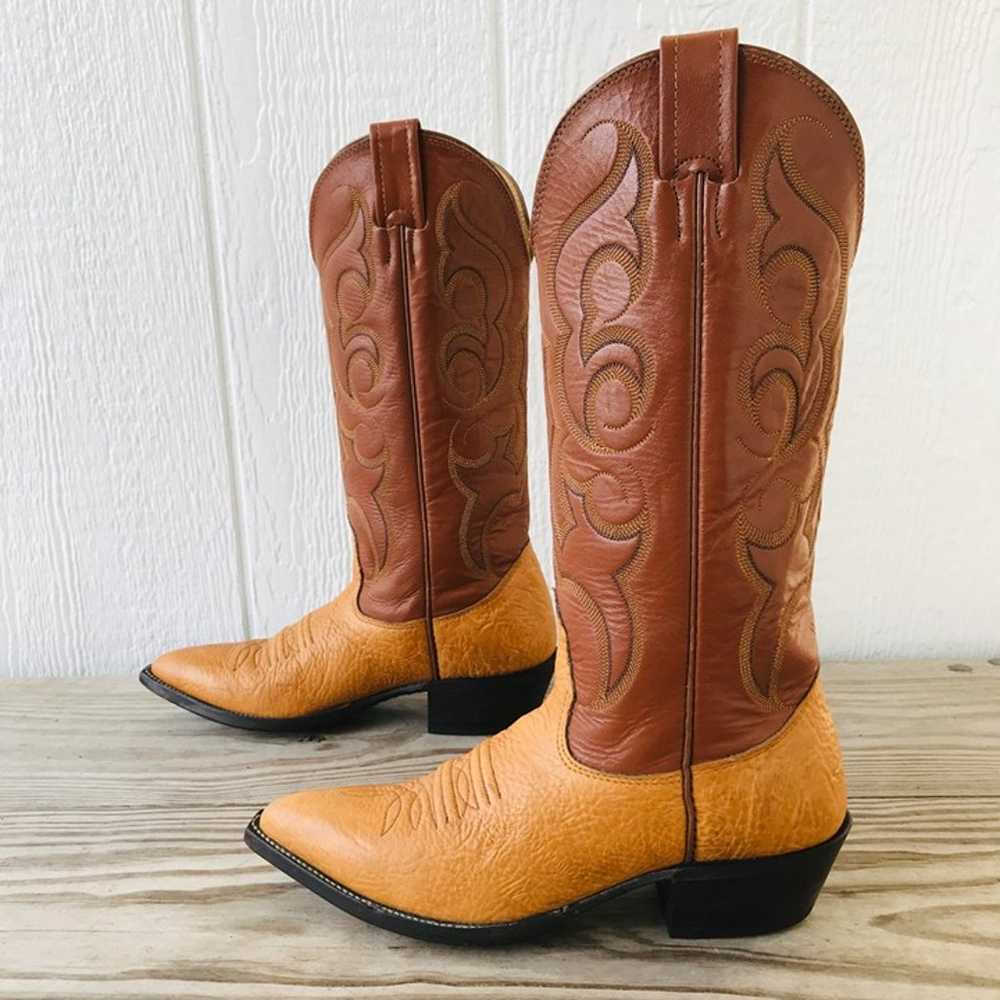 Nocona Womens Vintage Cowboy Western Boots Womens… - image 2