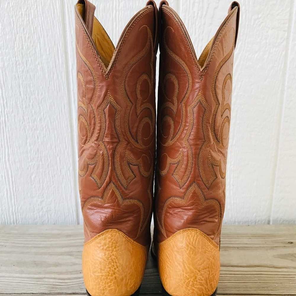 Nocona Womens Vintage Cowboy Western Boots Womens… - image 9