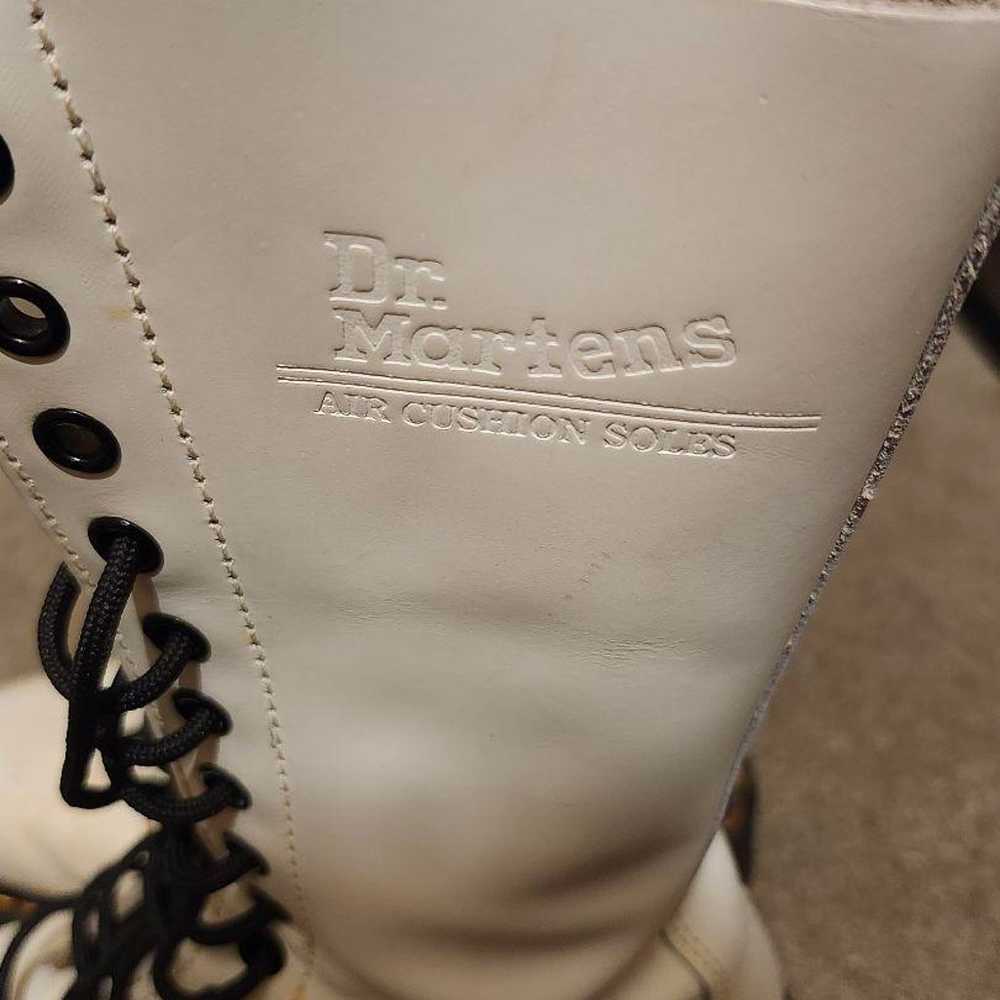 Dr. Martens White Long Boots - image 6