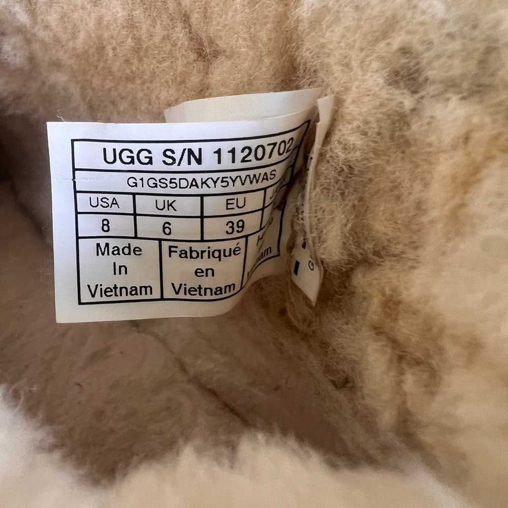 Ugg Syden Fur Lined Chestnut Women's Boot Size 8 - image 6