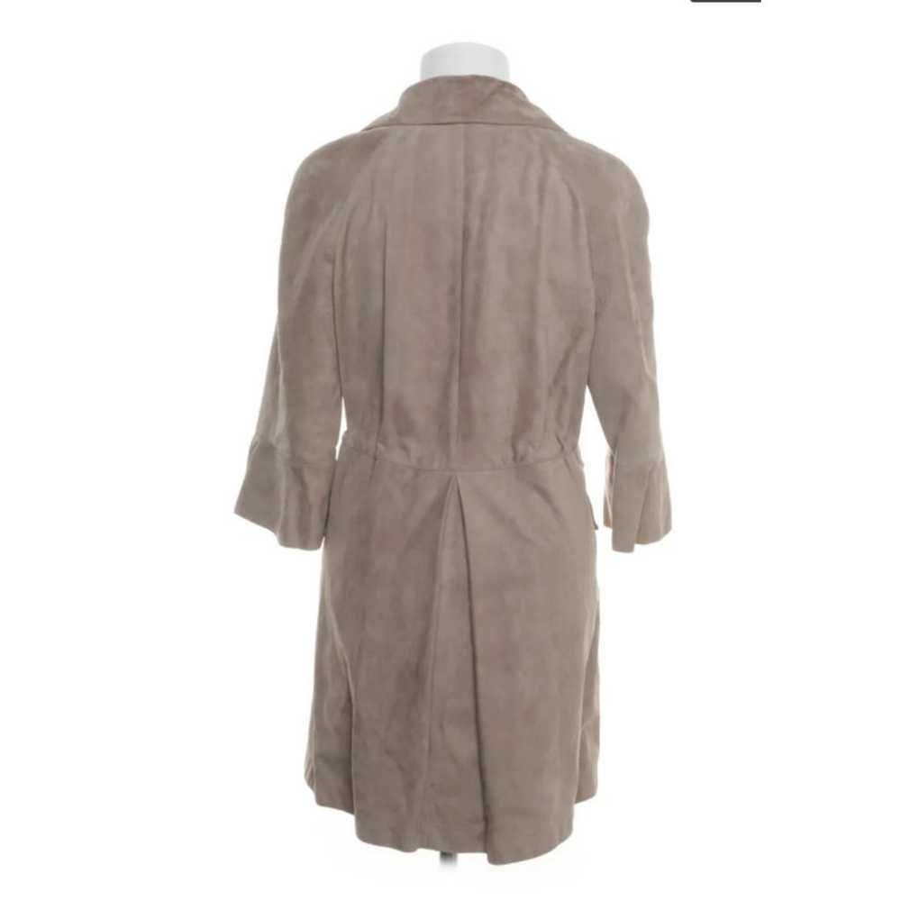 Brunello Cucinelli Leather coat - image 2