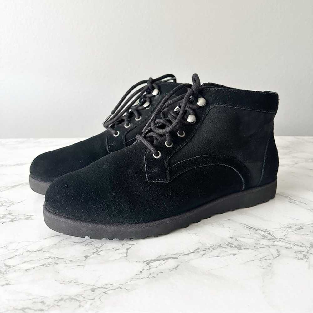 UGG Bethany Black Suede Lace Up Chukka Boot Women… - image 1