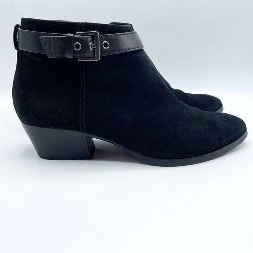 Aquatalia Fatima Women’s Black Suede Ankle Bootie - image 1