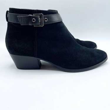 Aquatalia Fatima Women’s Black Suede Ankle Bootie - image 1