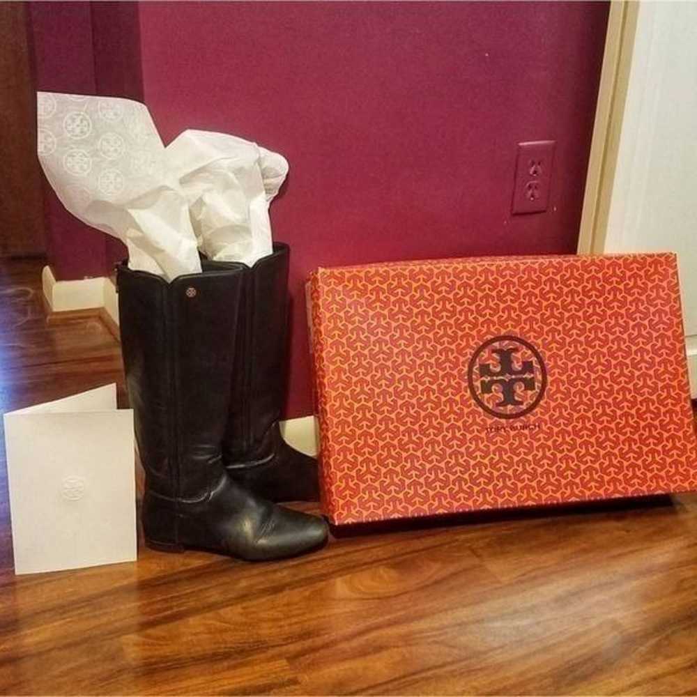 Authentic Tory Burch Irene Equestrian Black Boots - image 3