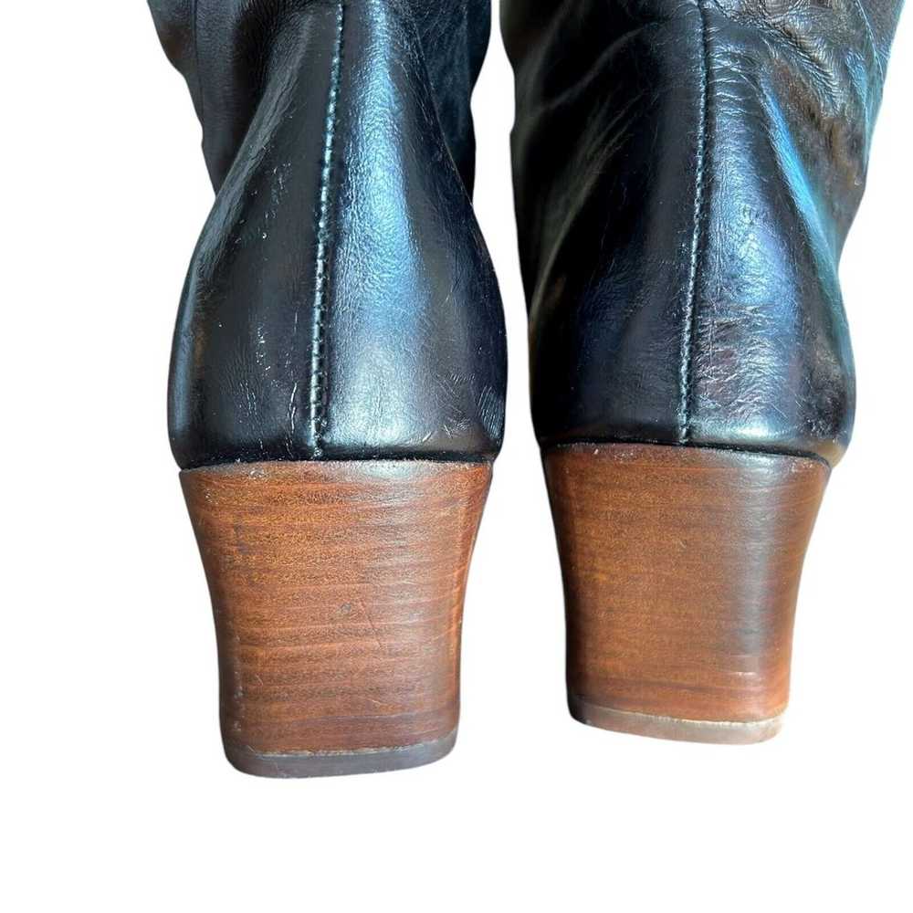 John Fluevog Operattas Black Leather Boots Size 8… - image 4