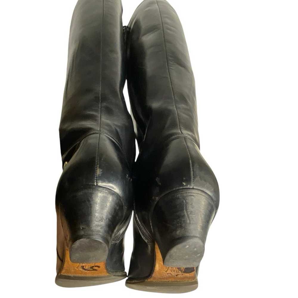 100% AUTHENTIC VINTAGE SALVATORE FERRAGAMO BOOTS … - image 9