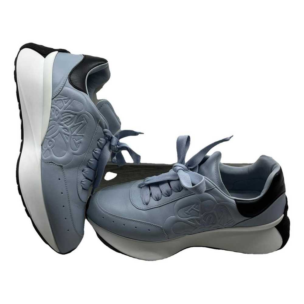 Alexander McQueen Sprint Runner leather trainers - image 1