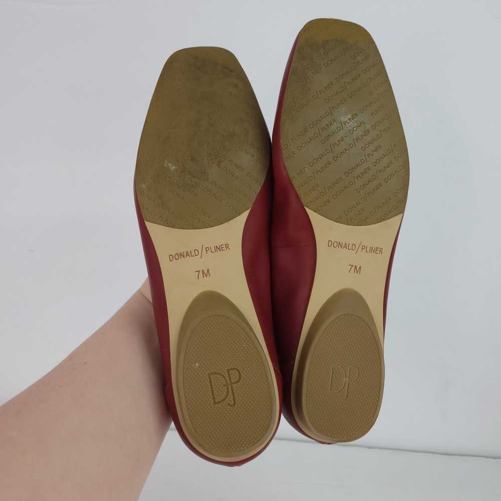 Donald J Pliner Deedee Red Leather Loafer Size 7 … - image 10