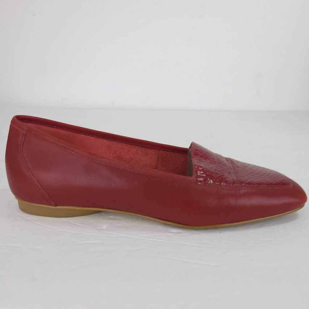 Donald J Pliner Deedee Red Leather Loafer Size 7 … - image 2