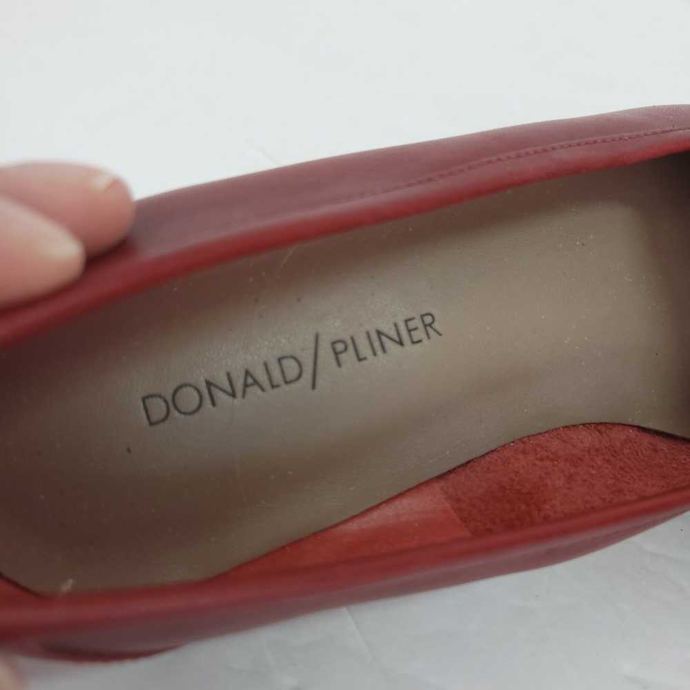 Donald J Pliner Deedee Red Leather Loafer Size 7 … - image 8