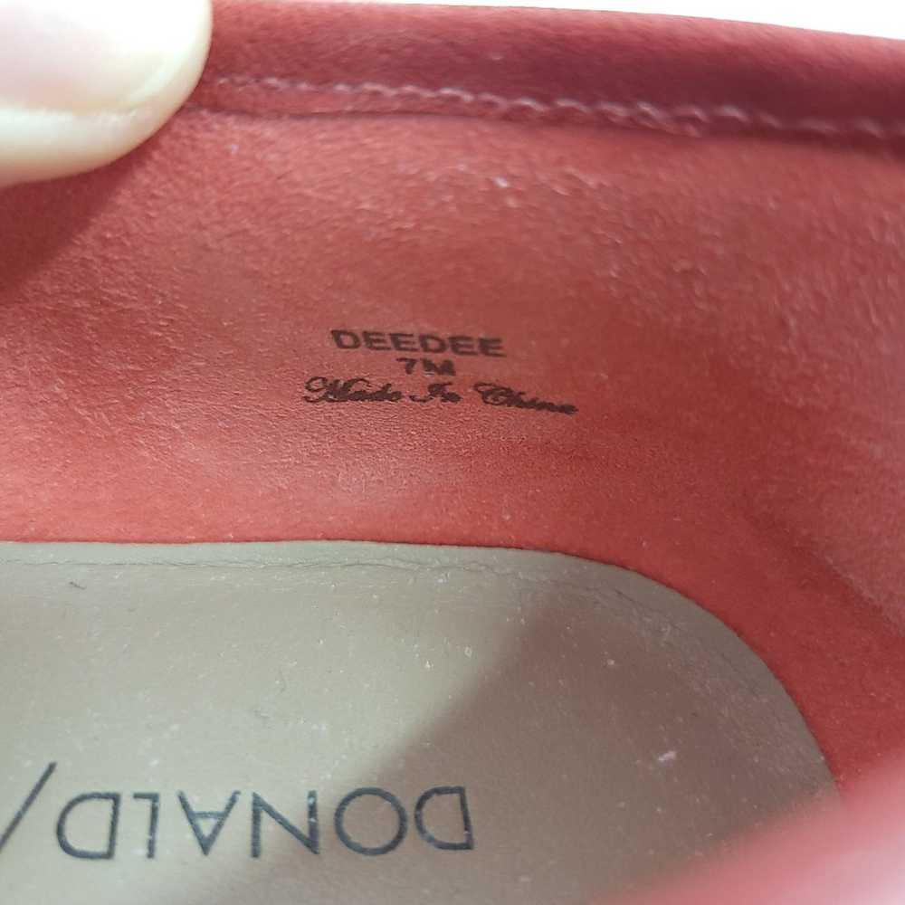 Donald J Pliner Deedee Red Leather Loafer Size 7 … - image 9