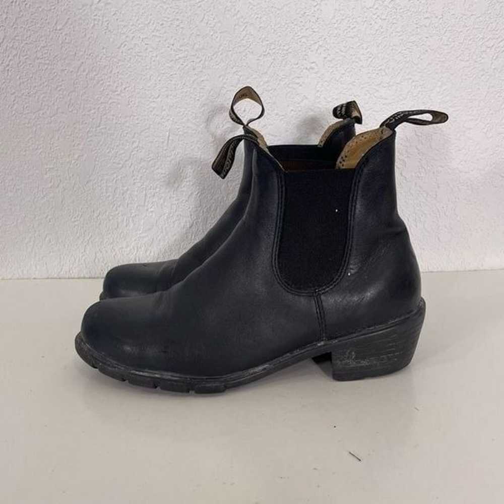 Blundstone Black Leather Pull On Boots - image 1