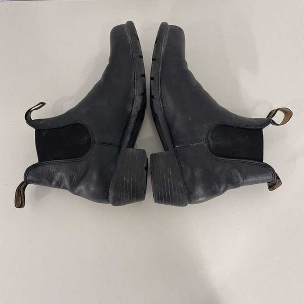 Blundstone Black Leather Pull On Boots - image 6