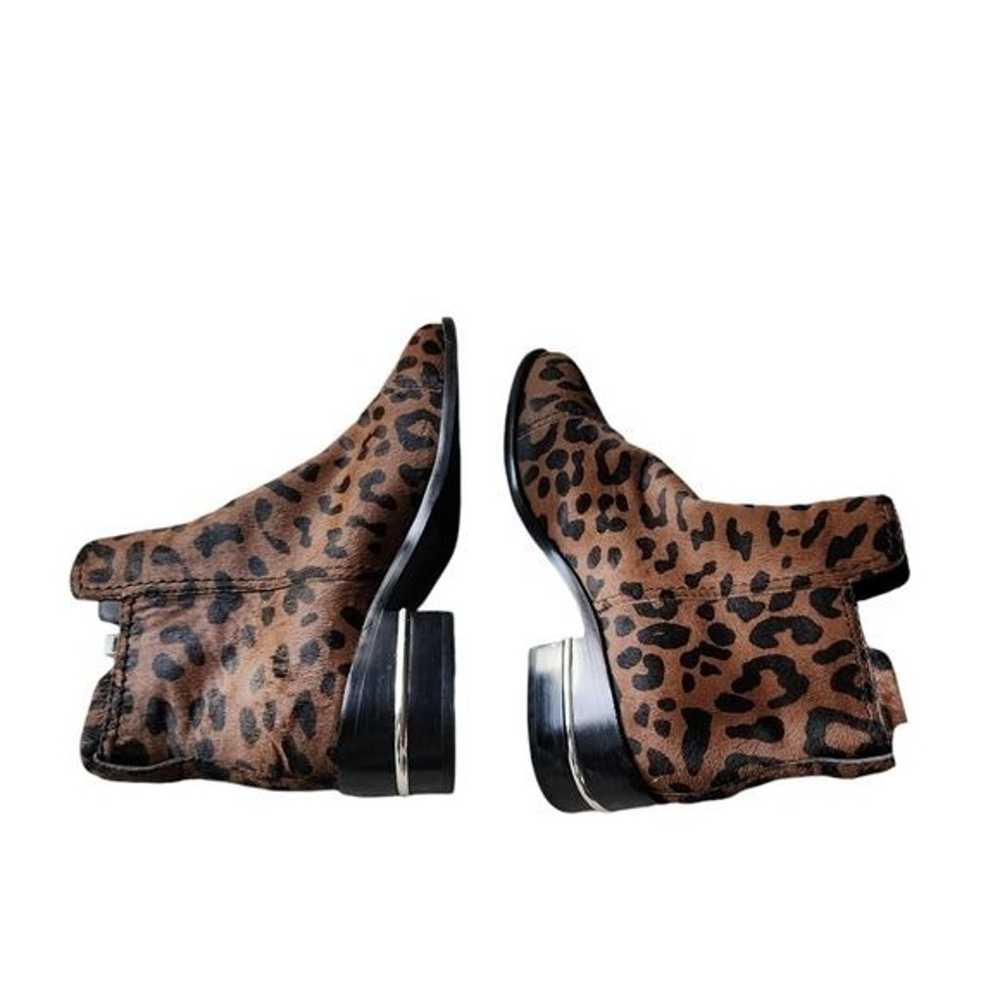 PAIGE Jessie Calf Hair leopard print ankle boot z… - image 3