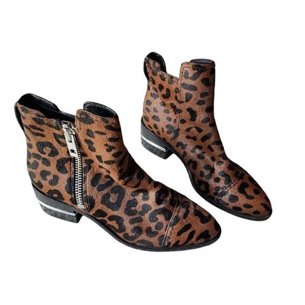 PAIGE Jessie Calf Hair leopard print ankle boot z… - image 6