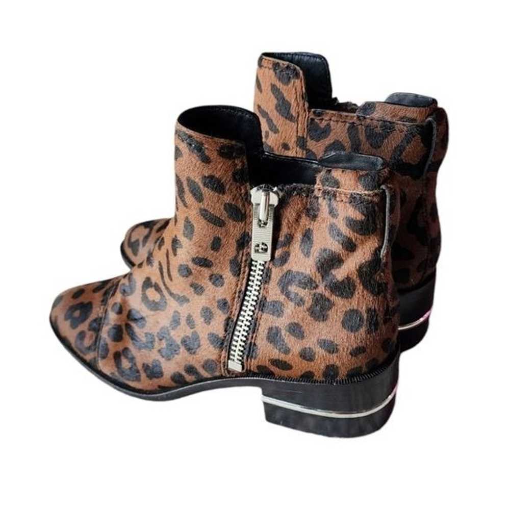 PAIGE Jessie Calf Hair leopard print ankle boot z… - image 7