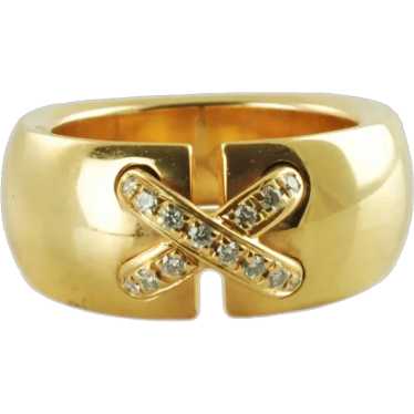 Vintage Chaumet Liens 18K Yellow Gold and Diamond 