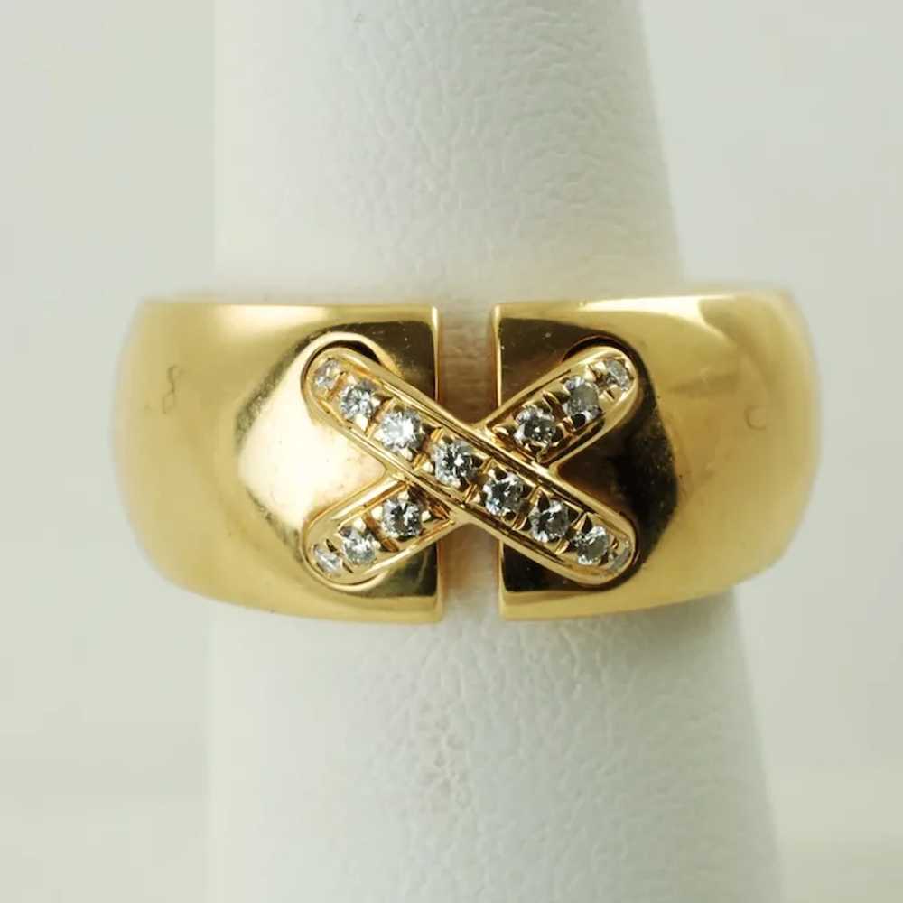 Vintage Chaumet Liens 18K Yellow Gold and Diamond… - image 2