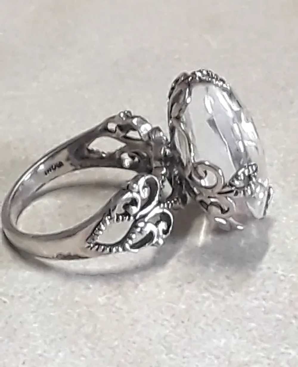 Vintage Sterling Silver (With Fleur-de-Lis Design… - image 2