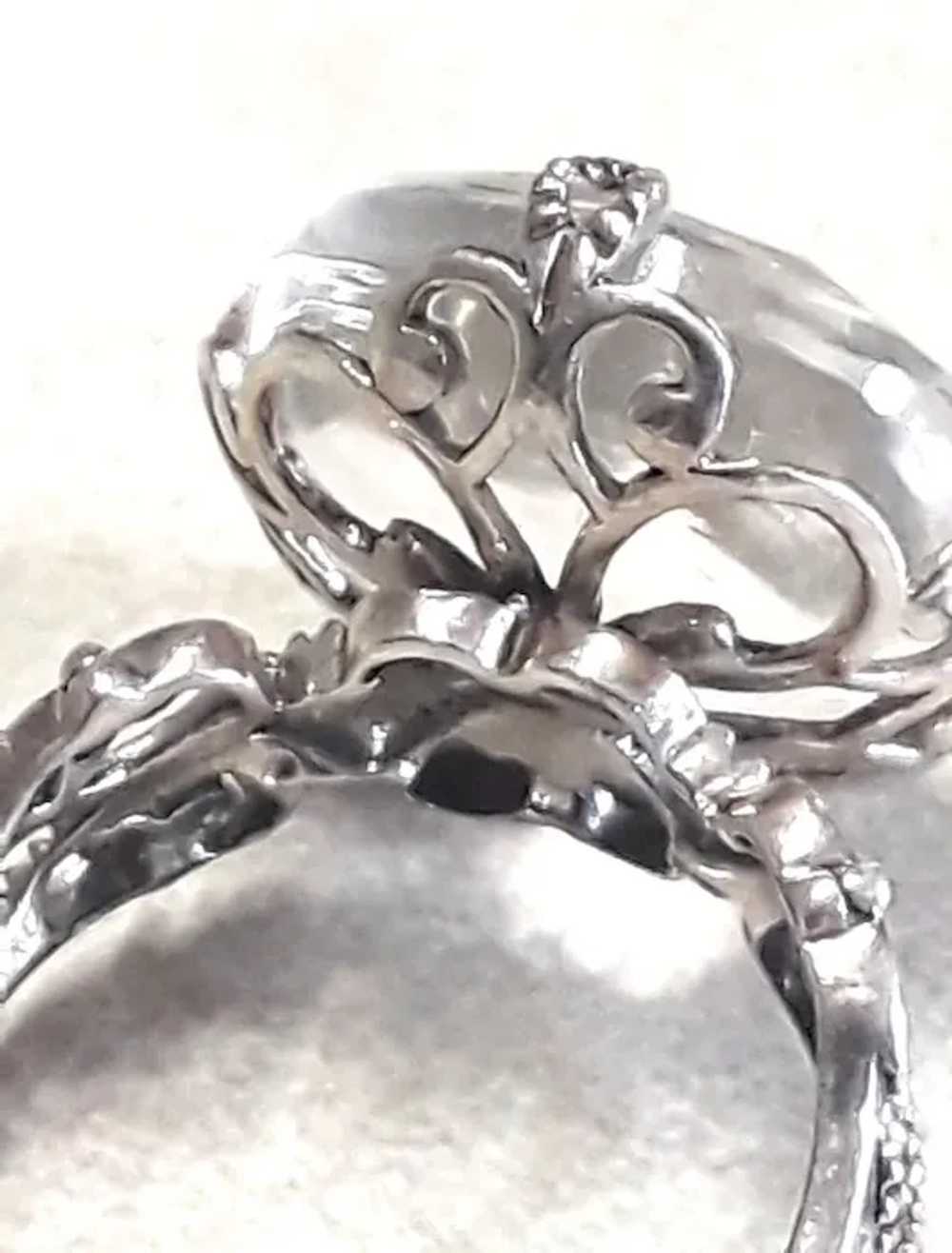 Vintage Sterling Silver (With Fleur-de-Lis Design… - image 7