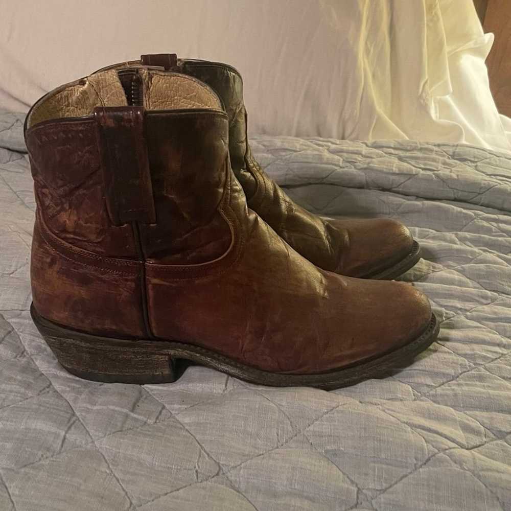 Leather Boots Size 8 - image 1