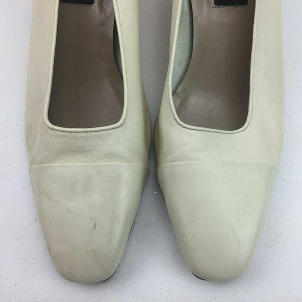 Vintage Vaneli Womens Tan Beige Close Toe Slip On… - image 3