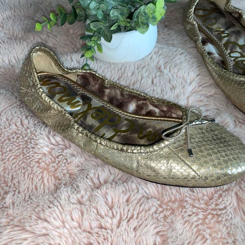 Sam Edelman Metallic Gold Felicia Flats - image 11