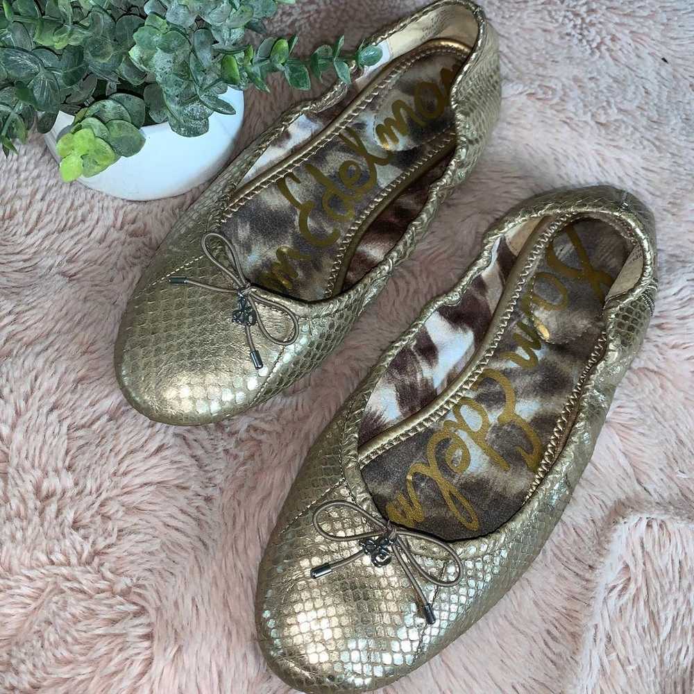 Sam Edelman Metallic Gold Felicia Flats - image 6