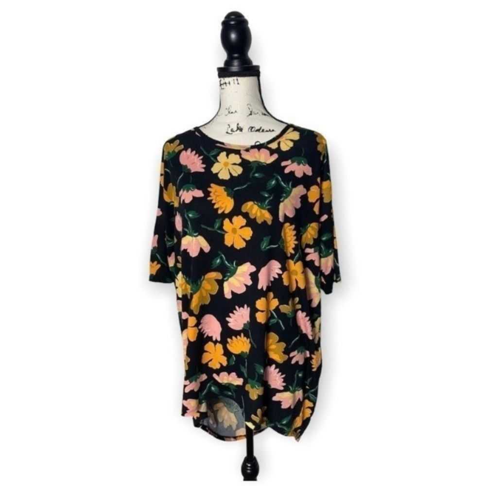 Streetwear LulaRoe SZ S floral t-shirt - image 3