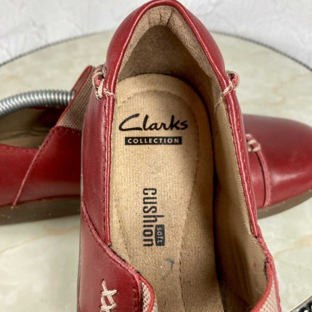 Clarks Collection Shoes Women 7.5 Red Medora Elie… - image 11