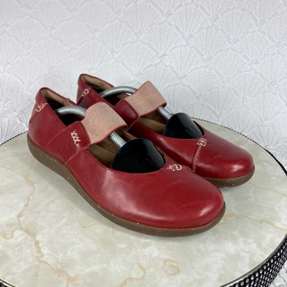 Clarks Collection Shoes Women 7.5 Red Medora Elie… - image 2