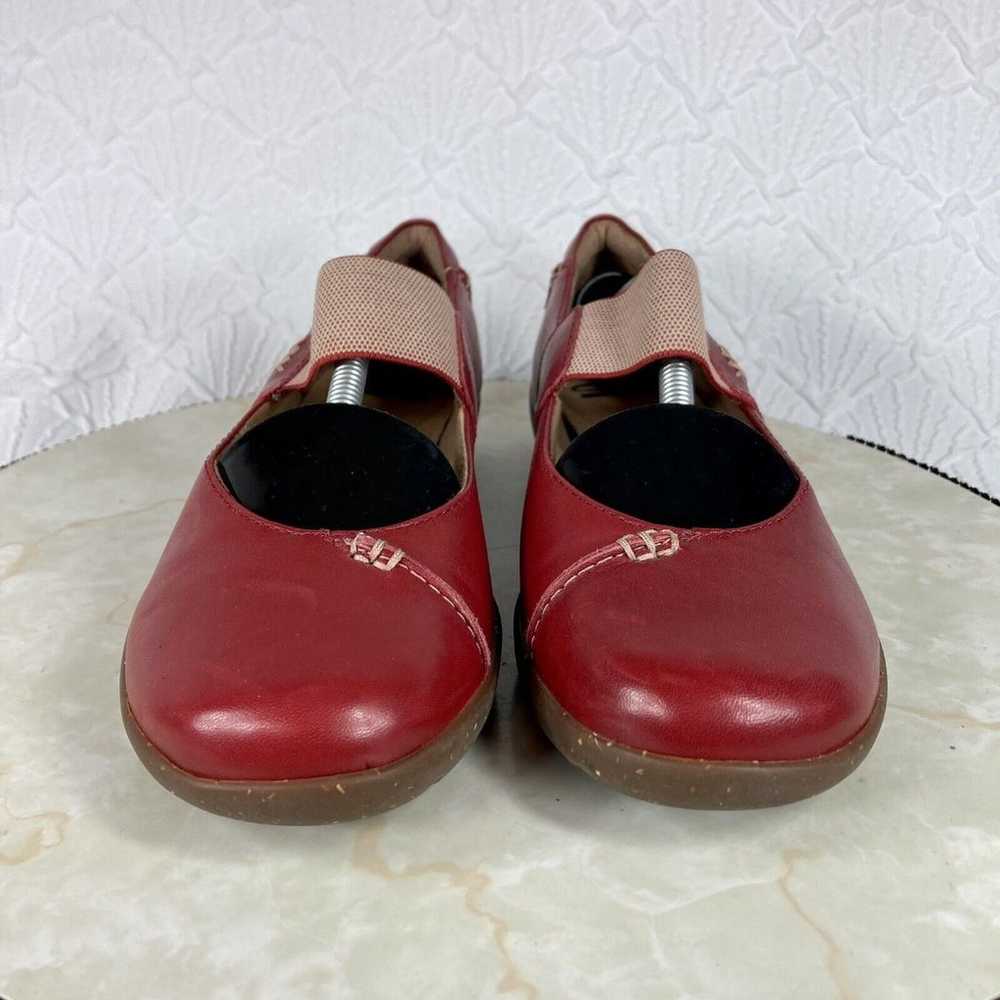 Clarks Collection Shoes Women 7.5 Red Medora Elie… - image 3