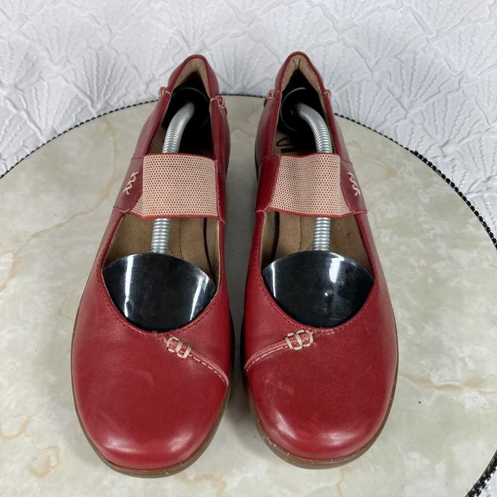 Clarks Collection Shoes Women 7.5 Red Medora Elie… - image 4