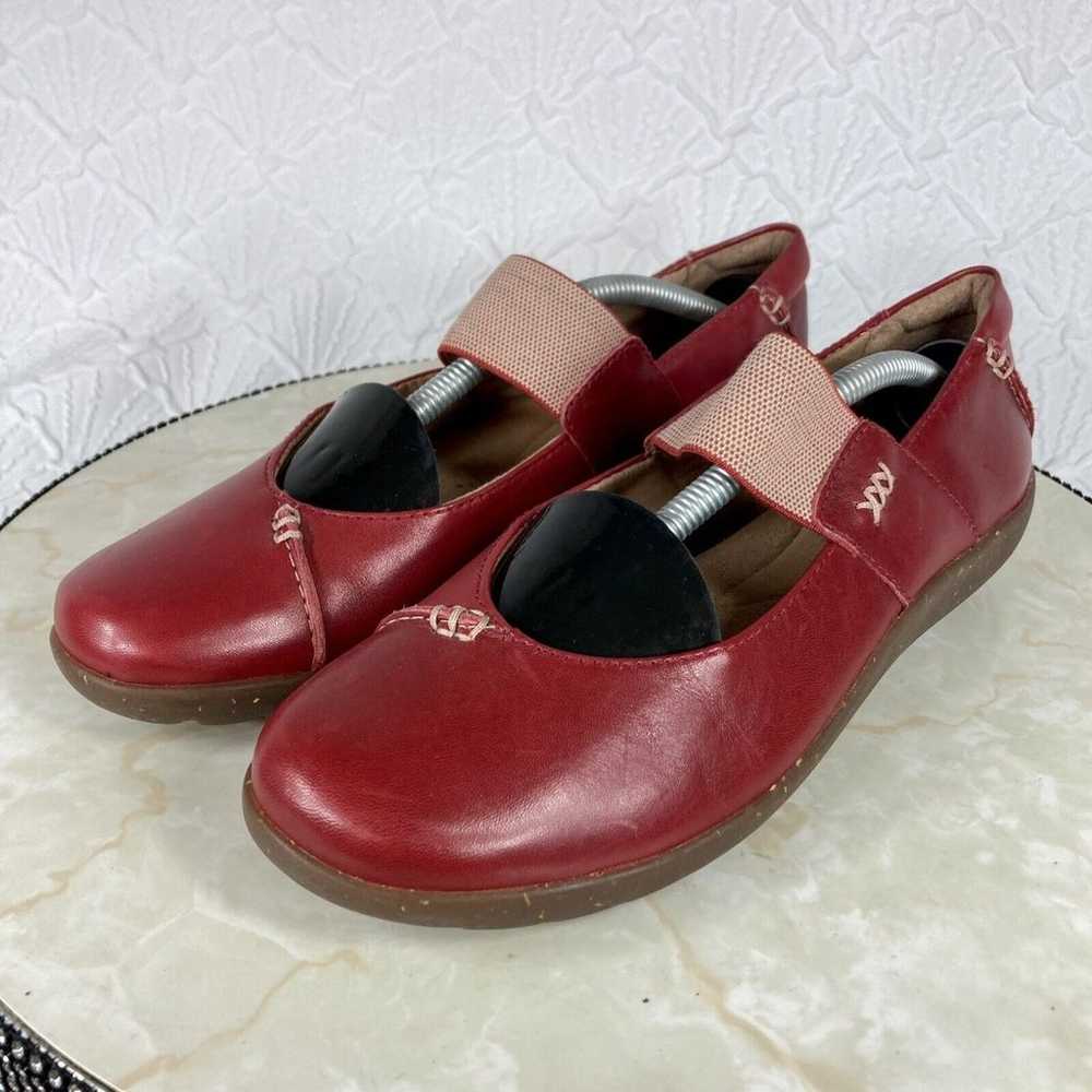 Clarks Collection Shoes Women 7.5 Red Medora Elie… - image 5