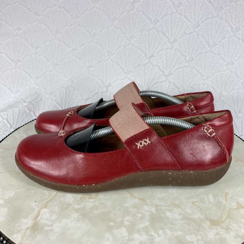 Clarks Collection Shoes Women 7.5 Red Medora Elie… - image 6