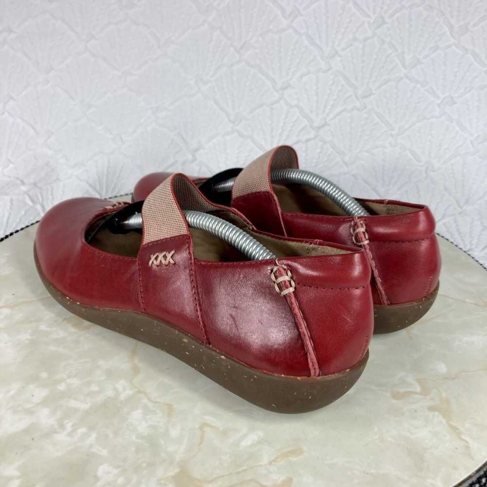 Clarks Collection Shoes Women 7.5 Red Medora Elie… - image 7