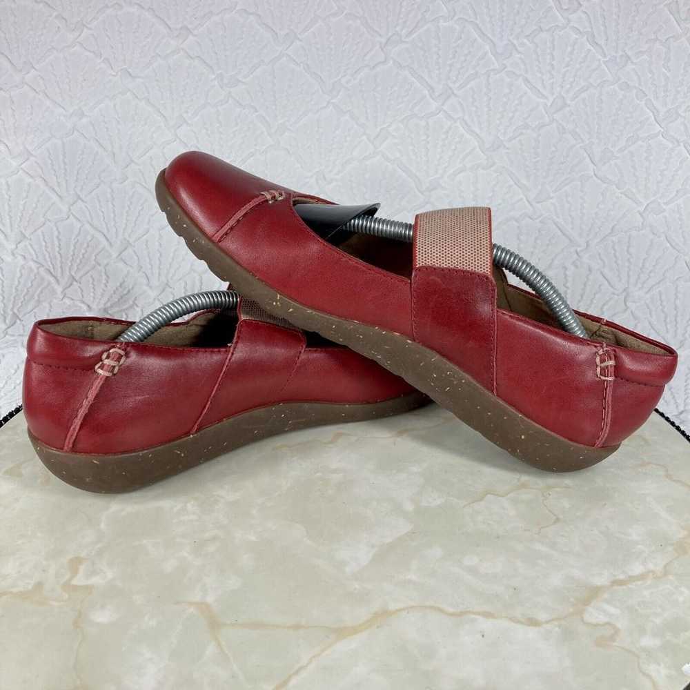 Clarks Collection Shoes Women 7.5 Red Medora Elie… - image 9