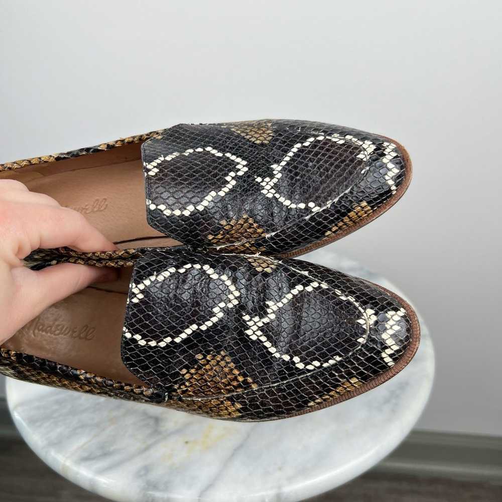 Madewell The Frances Loafer in Snake Embossed Lea… - image 10