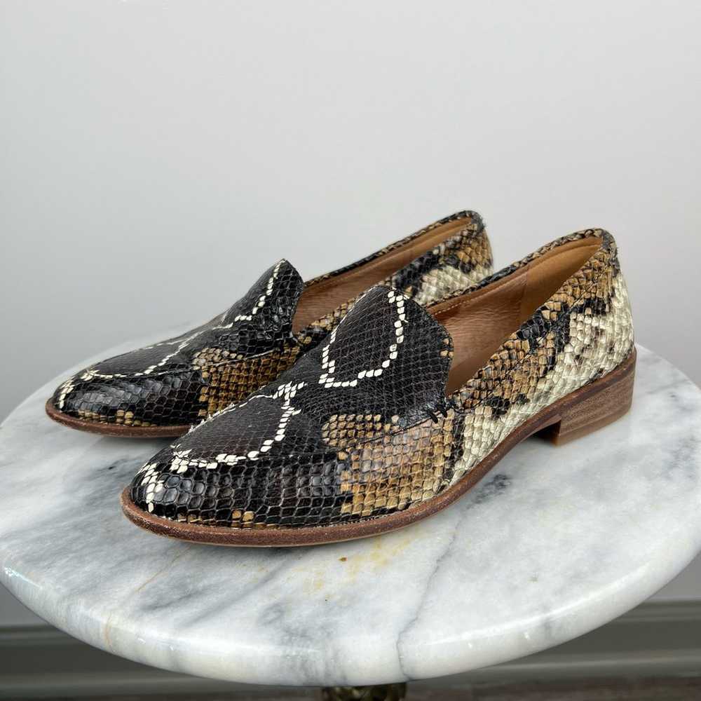 Madewell The Frances Loafer in Snake Embossed Lea… - image 11