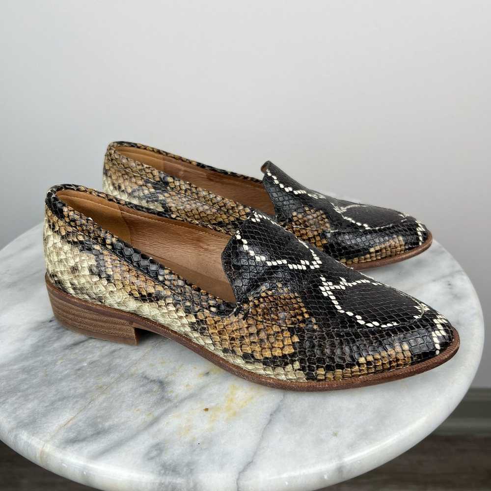 Madewell The Frances Loafer in Snake Embossed Lea… - image 2